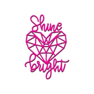 Sumflying Shine Bright Geometric Heart Metal Cutting Dies Shine Bright Geometric Heart Metal Cutting Dies 02
