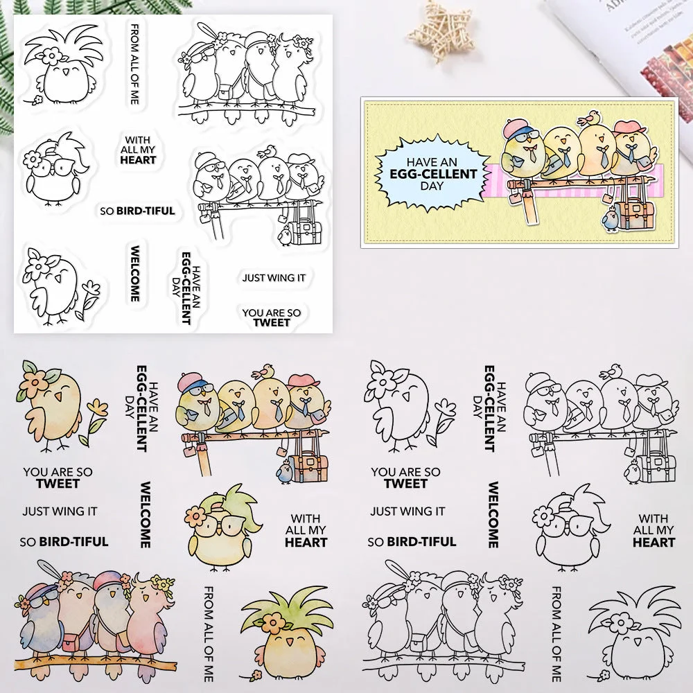 Simple Birds Clear Stamps 03 Simple Birds Clear Stamps 03