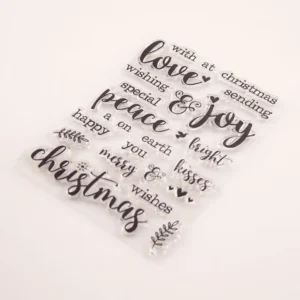 Simple Word Stamp Set - lifestyle photo | clear stamp