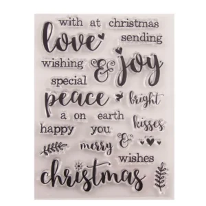 Simple Word Stamp Set - packaging photo | clear stamp