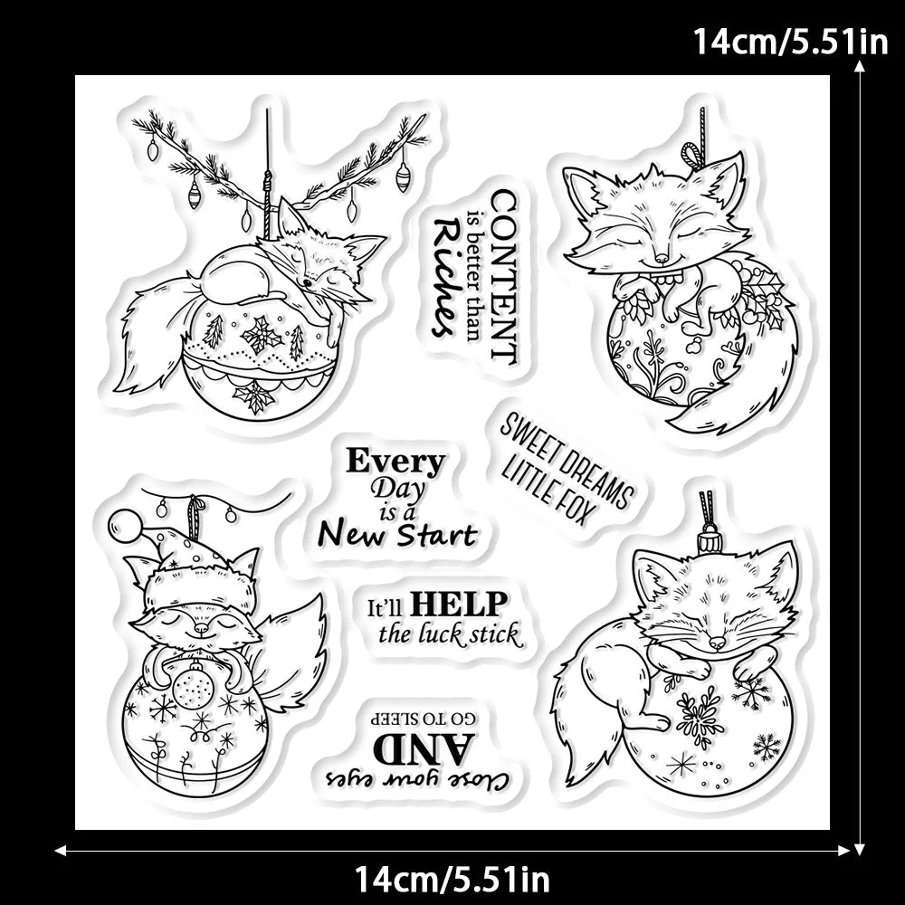 Sleeping Fox Clear Stamps 02 Sleeping Fox Clear Stamps 02