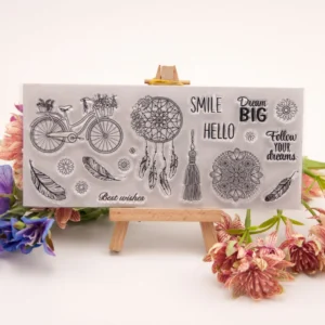 Smile Hello Stamp Set - main product photo | clear stamp
