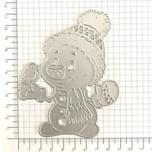 Sumflying Snowman Metal Die Cuts metal cutting die - detail view