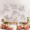 Snowman Ski Clear Stamp Set - main product photo | clear stamp