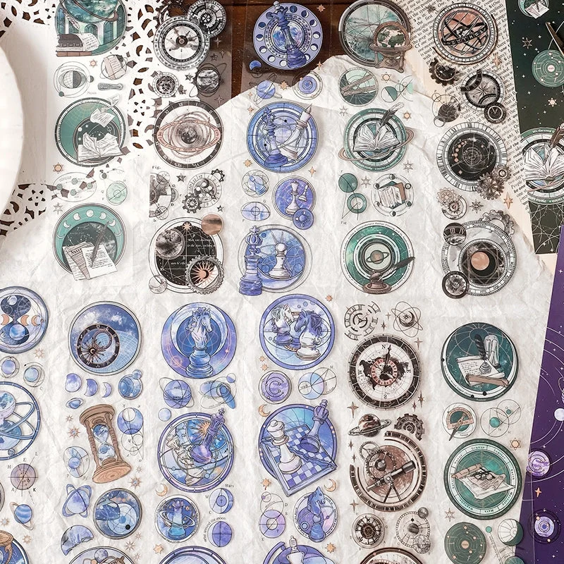 Sumflying Space Themed Clear Transparent Stickers - image 2 Sumflying Space Themed Clear Transparent Stickers - image 2