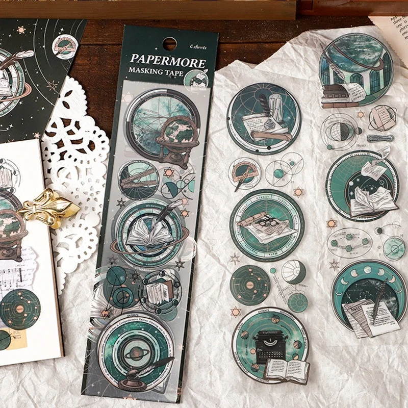 Sumflying Space Themed Clear Transparent Stickers - image 5 Sumflying Space Themed Clear Transparent Stickers - image 5