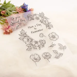 Special Day Stamp Set - size chart | clear stamp