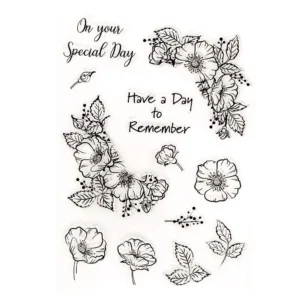 Special Day Stamp Set - packaging photo | clear stamp