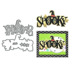 Sumflying "Spooky" Words Metal Cutting Dies