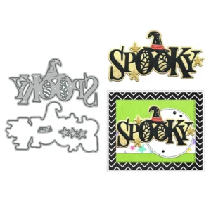 Spooky Words Metal Cutting Dies 1 00