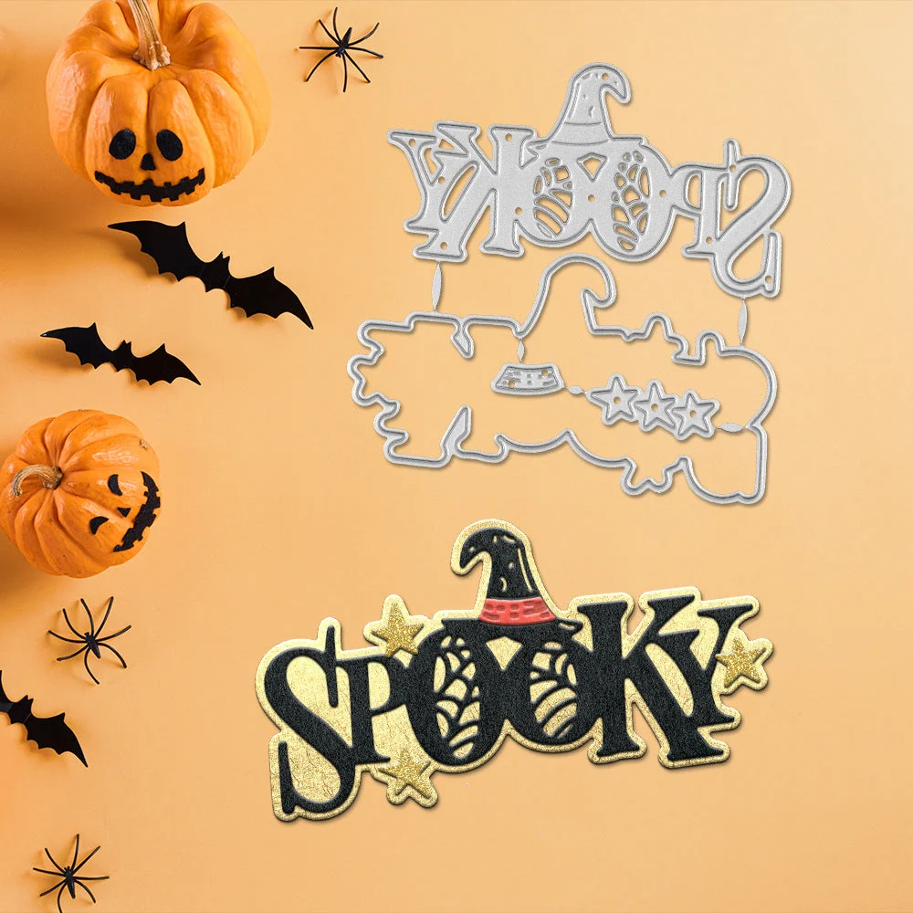 Spooky Words Metal Cutting Dies 1 01 Spooky Words Metal Cutting Dies 1 01