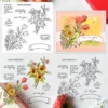 Spring Flowers Clear Stamps 3 00
