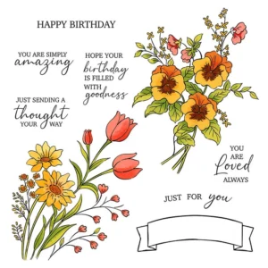Spring Flowers Clear Stamps 3 01