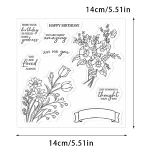 Spring Flowers Clear Stamps 3 02