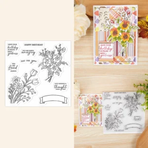 Spring Flowers Clear Stamps 3 03