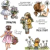 Spring Girls Clear Stamps 00