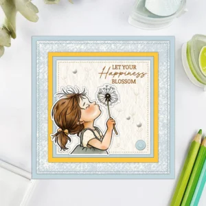 Spring Girls Clear Stamps 03