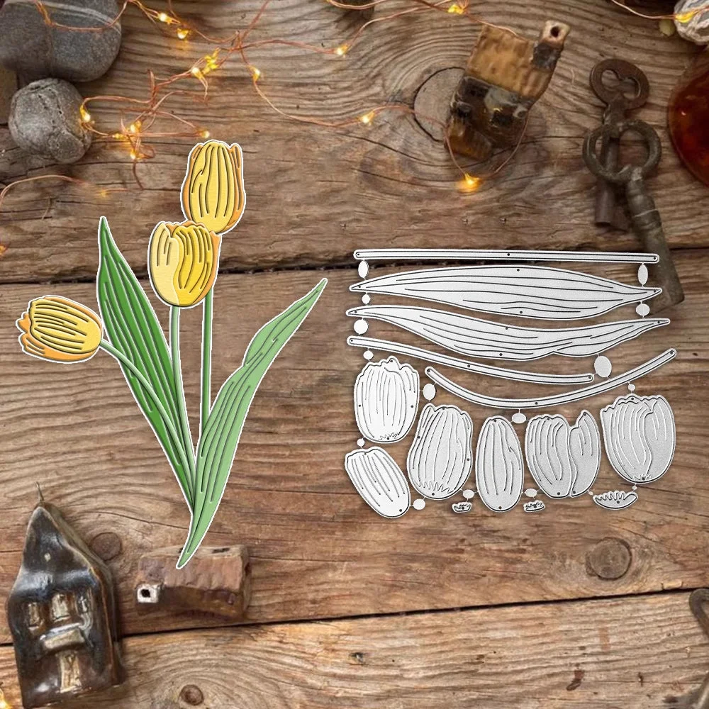 Spring Tulips Metal Cutting Dies 00 Spring Tulips Metal Cutting Dies 00