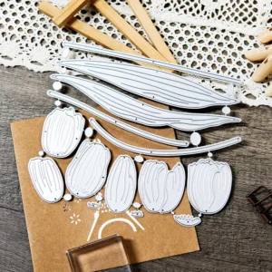 Sumflying Spring Tulips Metal Cutting Dies Spring Tulips Metal Cutting Dies 03