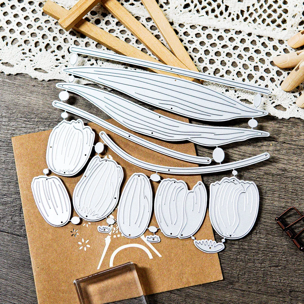 Spring Tulips Metal Cutting Dies 03 Spring Tulips Metal Cutting Dies 03