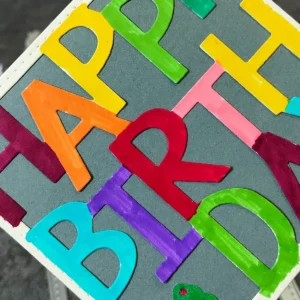 Square with Happy Birthday Metal Cutting Dies Package View - 240-DC-1837