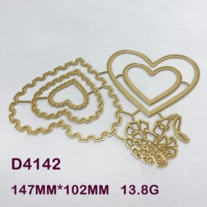 Stackable Love Frame Cutting Dies 01