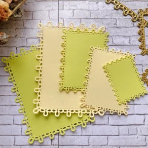 Sumflying Stackable Rectangular Lace Frame Cutting Dies Stackable Rectangular Lace Frame Cutting Dies 02