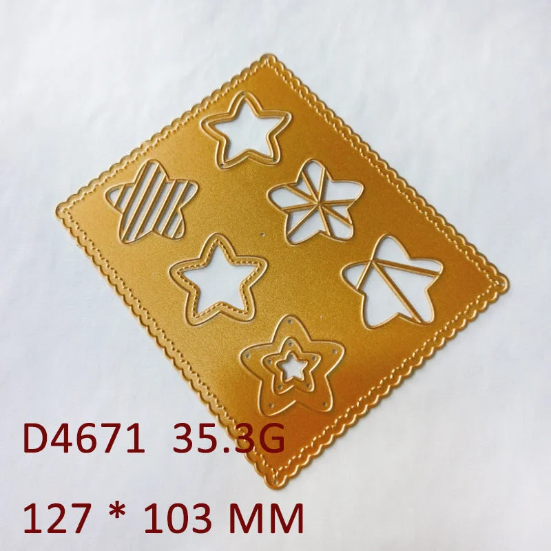 Star Background Board Metal Cutting Dies 01 Star Background Board Metal Cutting Dies 01