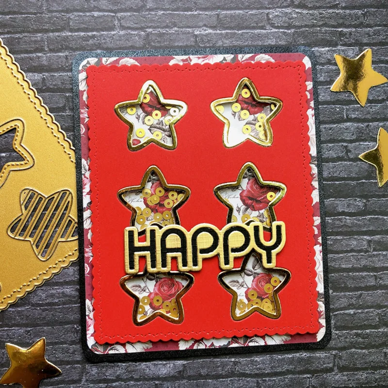 Star Background Board Metal Cutting Dies 02 Star Background Board Metal Cutting Dies 02