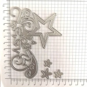 Sumflying Star Cluster Metal Die Cuts metal cutting die - detail view