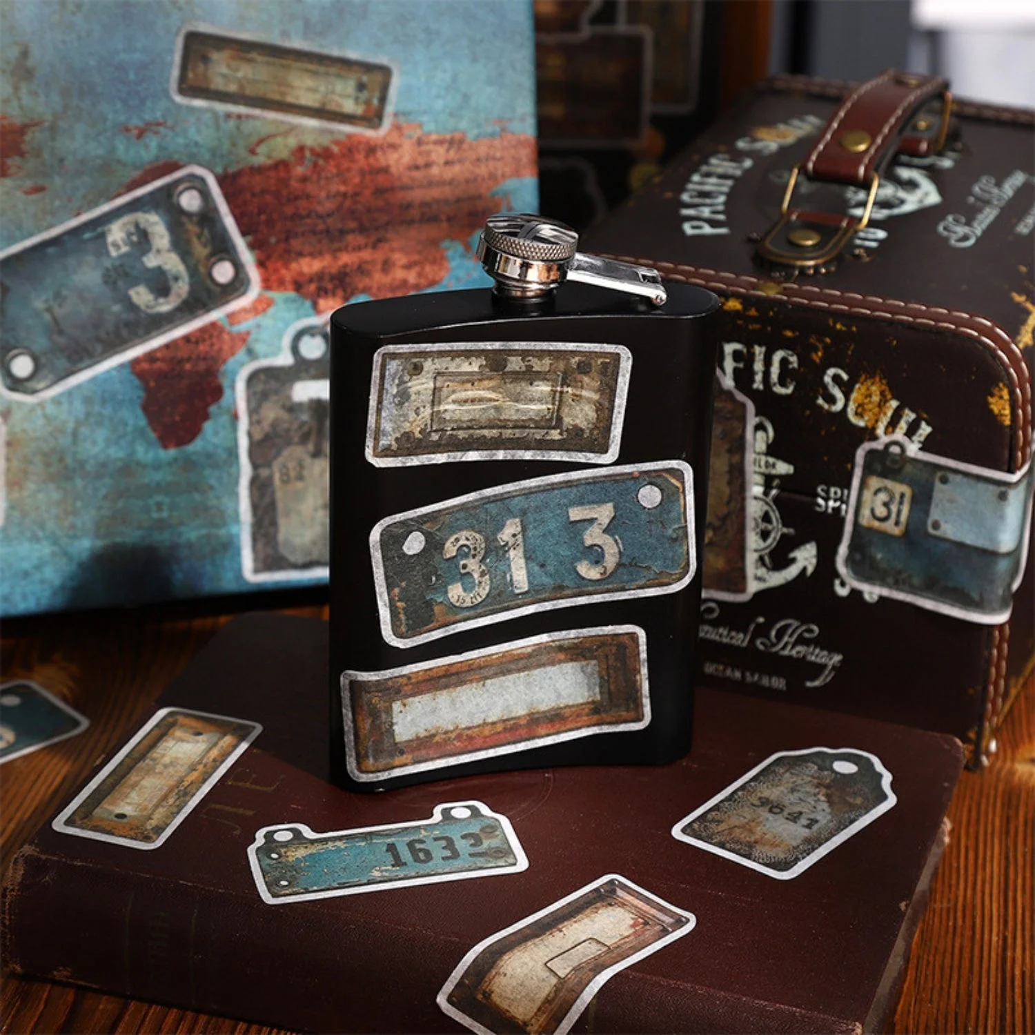 Sumflying Steam Pilot Series Retro Label Sticker Pack - image 1 Sumflying Steam Pilot Series Retro Label Sticker Pack - image 1