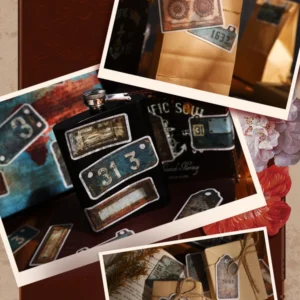 Steam Pilot Series Retro Label Sticker Pack Sumflying Steam Pilot Series Retro Label Sticker Pack - image 9