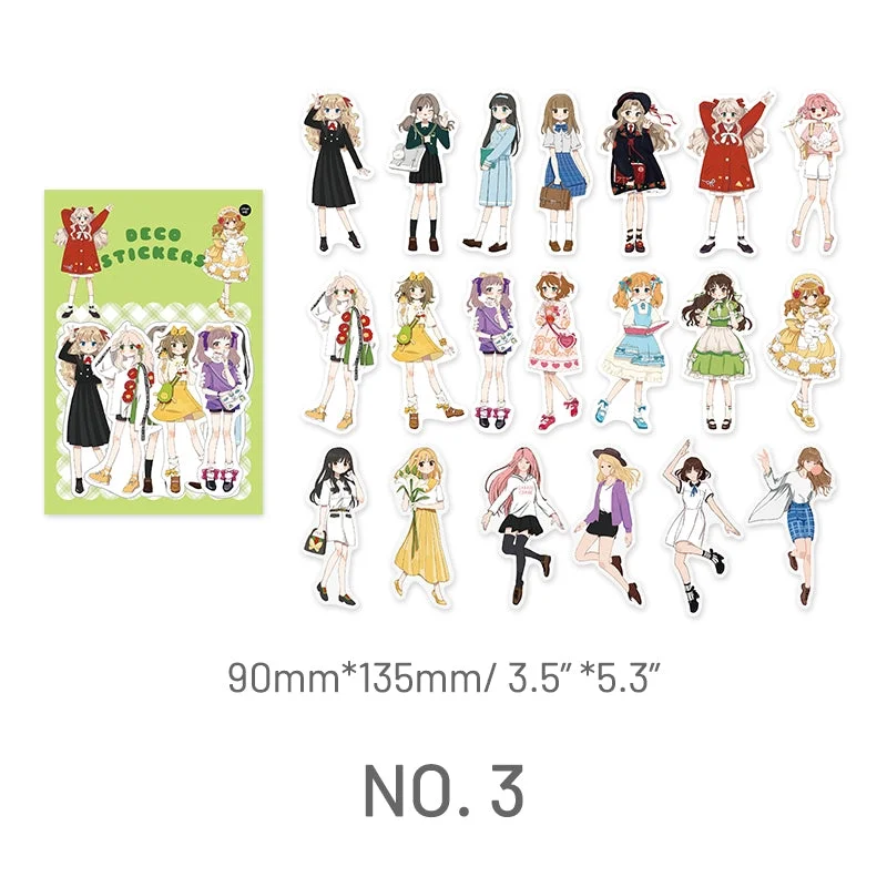 Cute Cartoon Character Washi Sticker Pack Cute Cartoon Character Washi Sticker Pack