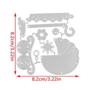 Stroller Metal Cutting Dies Detail View - 240-DC-23210