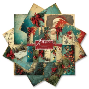 Sumflying Advent 24PCS Scrapbook Paper & Cardstock