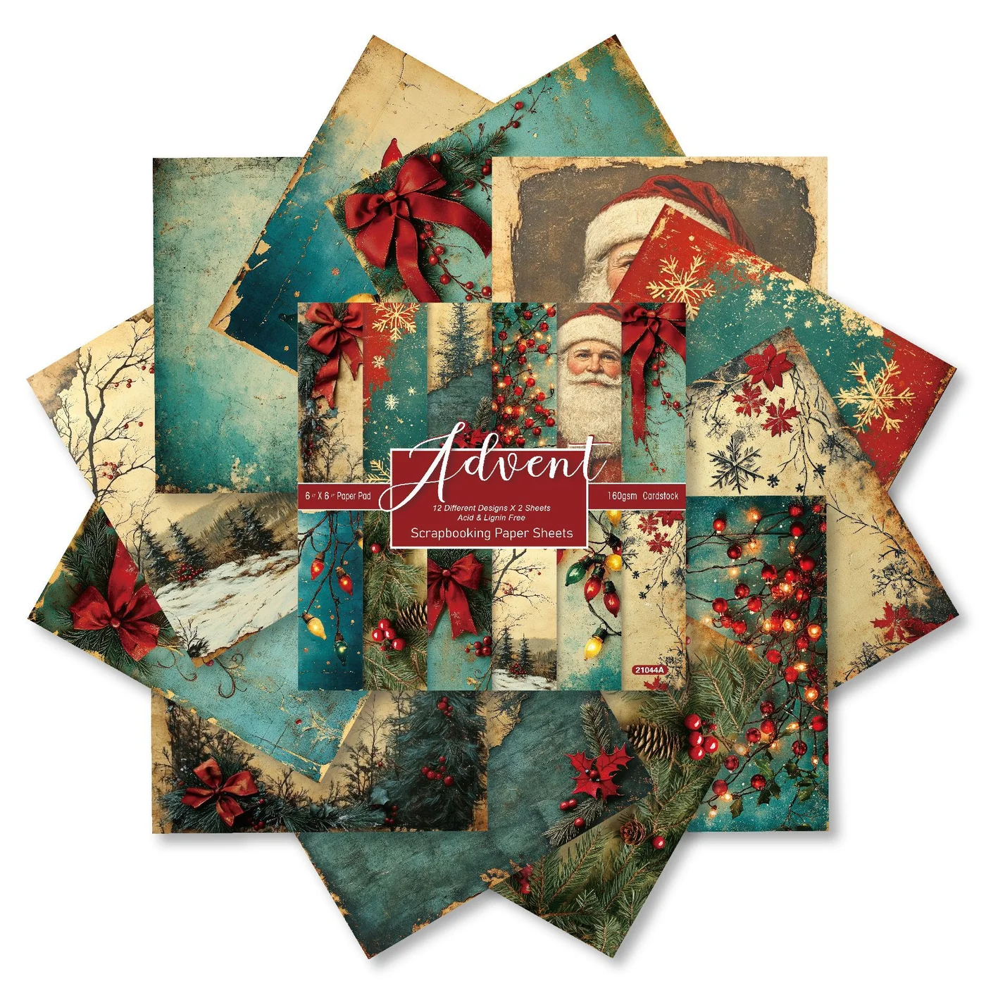 Sumflying Advent 24PCS Scrapbook Paper & Cardstock Sumflying Advent 24PCS Scrapbook Paper & Cardstock