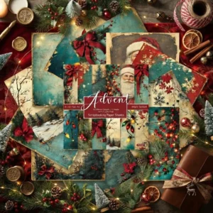 Sumflying Advent 24PCS Scrapbook Paper & Cardstock Sumflying Advent 24PCS Scrapbook Paper & Cardstock