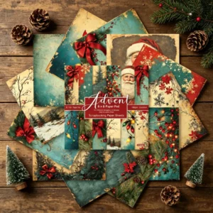 Sumflying Advent 24PCS Scrapbook Paper & Cardstock Sumflying Advent 24PCS Scrapbook Paper & Cardstock