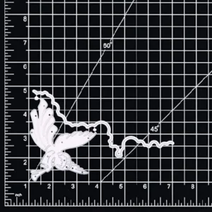 Sumflying Angel with Cloud Edge Cutting Dies Back View - SUM2509-AngelCloud
