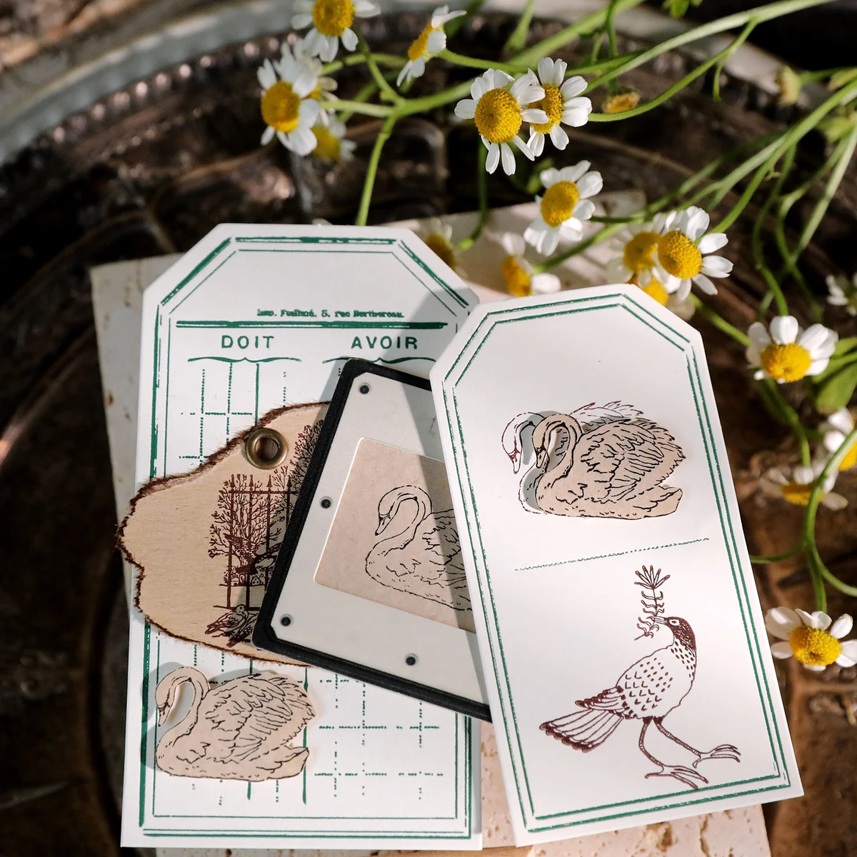 Sumflying Antique Christmas Wood Rubber Stamp Sumflying Antique Christmas Beech Wood Rubber Stamp - detail image 11
