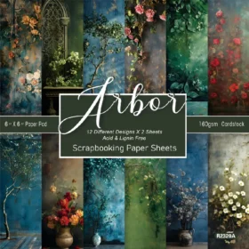 Sumflying Arbor 24PCS Scrapbook Paper & Cardstock