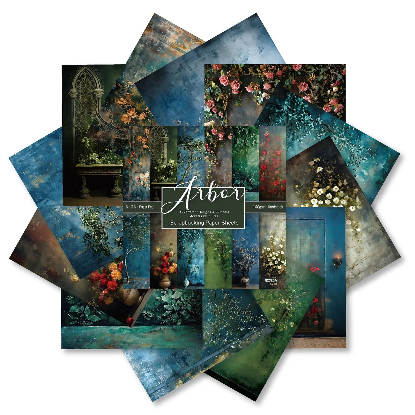 Sumflying Arbor 24PCS Scrapbook Paper & Cardstock Sumflying Arbor 24PCS Scrapbook Paper & Cardstock