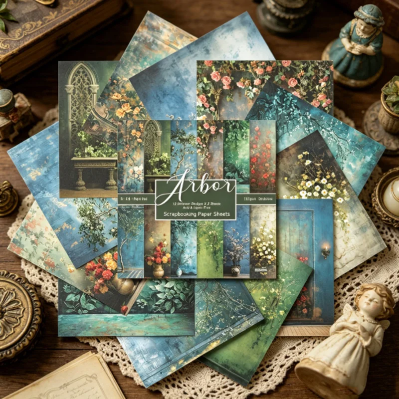 Sumflying Arbor 24PCS Scrapbook Paper & Cardstock Sumflying Arbor 24PCS Scrapbook Paper & Cardstock