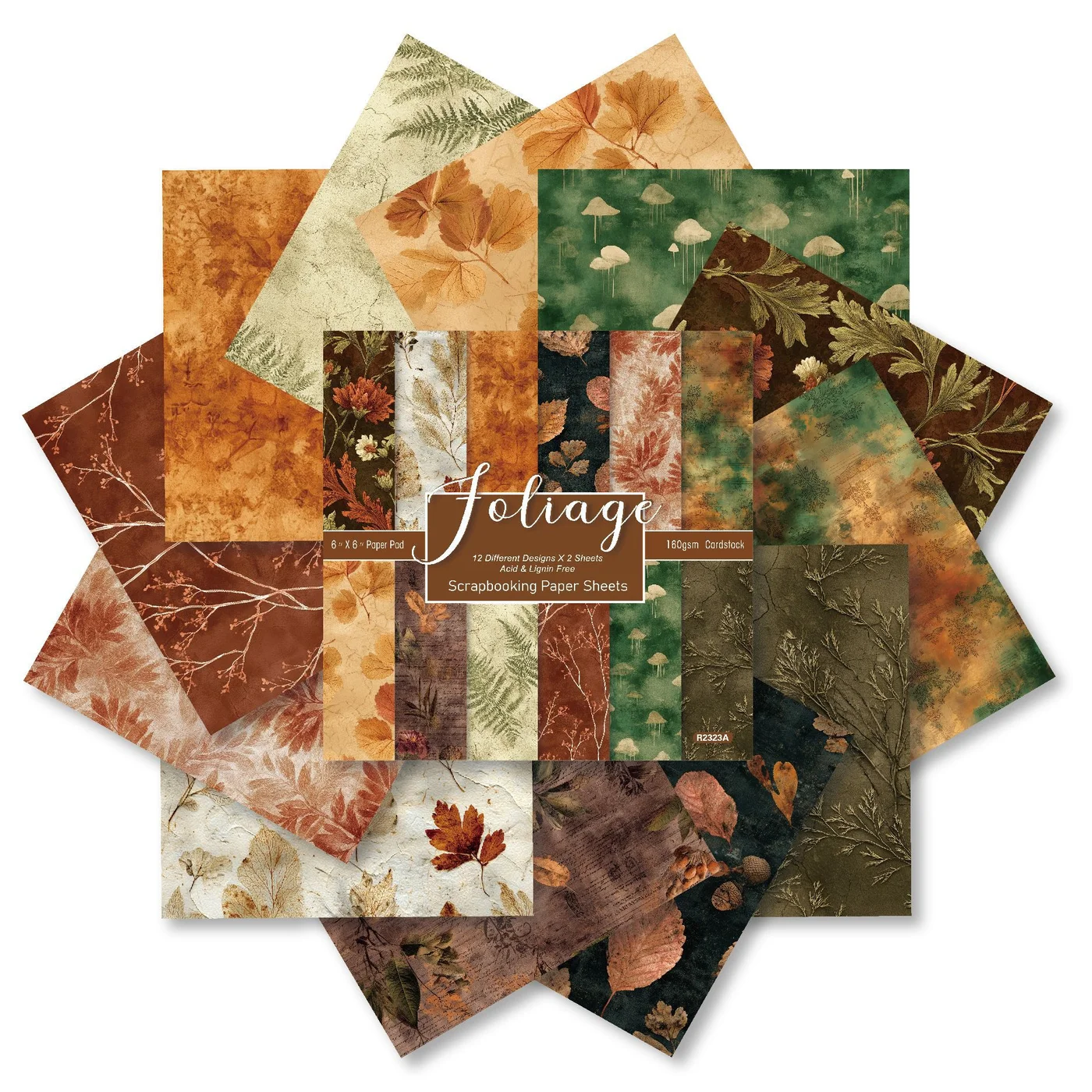 Sumflying Autumn Foliage 24PCS Scrapbook Paper & Cardstock Sumflying Autumn Foliage 24PCS Scrapbook Paper & Cardstock
