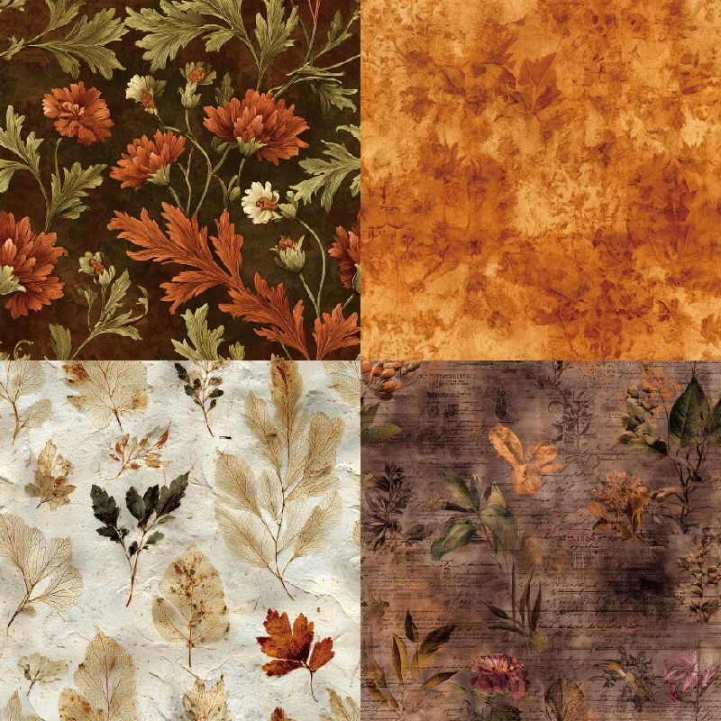 Sumflying Autumn Foliage 24PCS Scrapbook Paper & Cardstock Sumflying Autumn Foliage 24PCS Scrapbook Paper & Cardstock