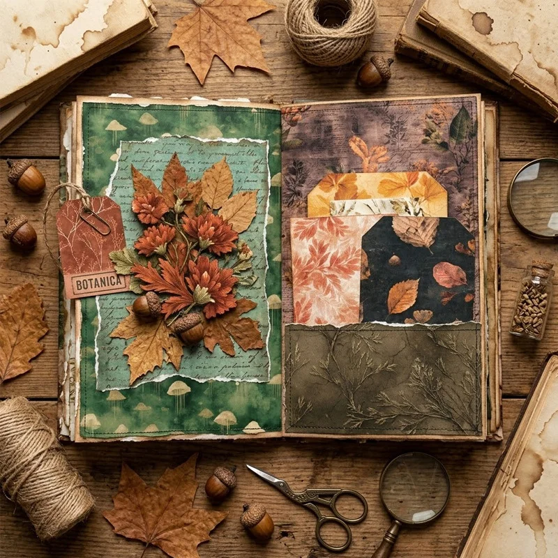 Sumflying Autumn Foliage 24PCS Scrapbook Paper & Cardstock Sumflying Autumn Foliage 24PCS Scrapbook Paper & Cardstock