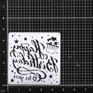 Sumflying Birthday Lettering Stars Cutting Dies Detail View - SUM2509-BirthdayLetterStars