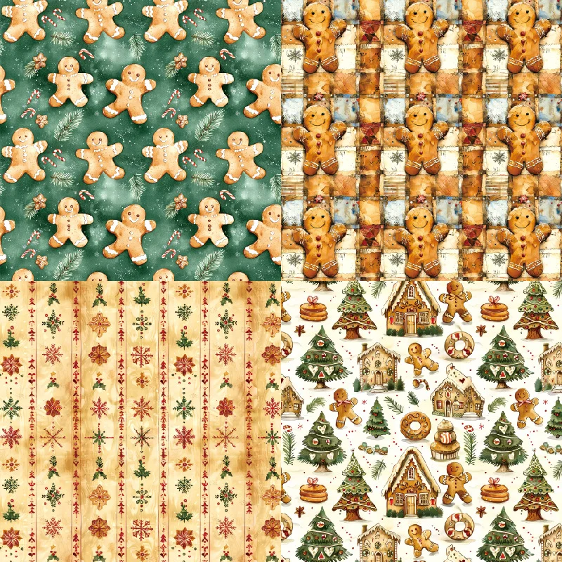 Sumflying Biscuit Gingerbread 24PCS Scrapbook Paper & Cardstock Sumflying Biscuit Gingerbread 24PCS Scrapbook Paper & Cardstock
