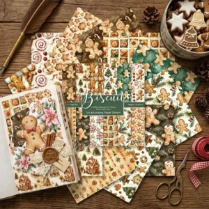 Sumflying Biscuit Gingerbread 24PCS Scrapbook Paper & Cardstock Sumflying Biscuit Gingerbread 24PCS Scrapbook Paper & Cardstock