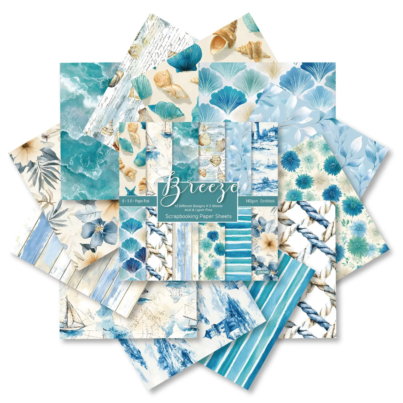 Sumflying Breeze 24PCS Scrapbook Paper & Cardstock Sumflying Breeze 24PCS Scrapbook Paper & Cardstock